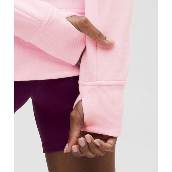 Lululemon Scuba Full-Zip Hoodie Pink Organza Size 8 Pink Organza NWT - Picture 3 of 5